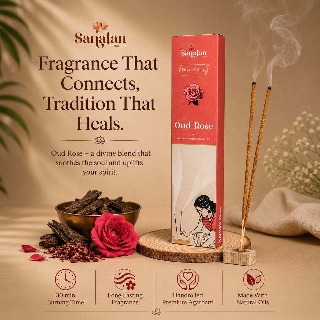 Sanatan's Oud Rose Agarbatti (Insense sticks) 