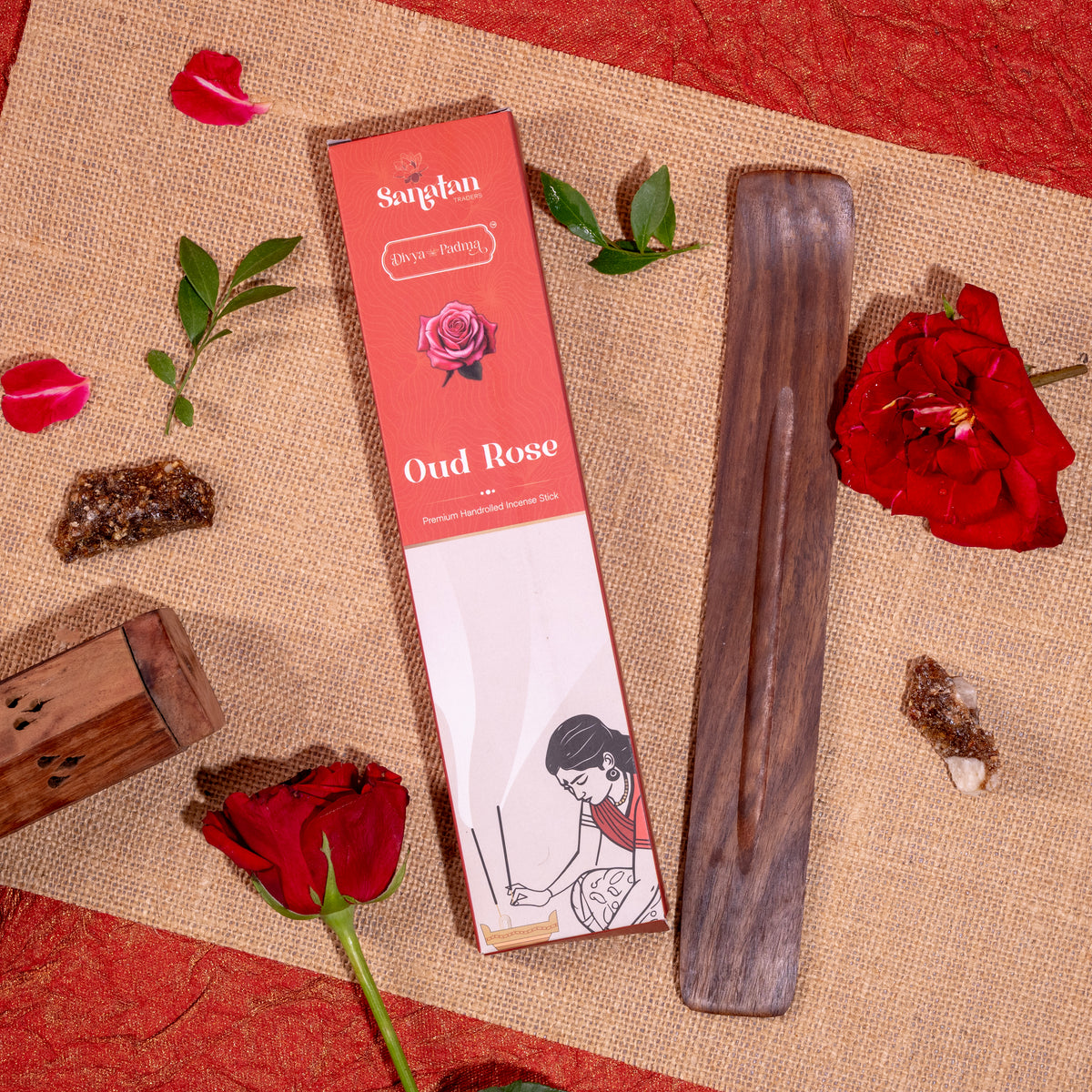 Sanatan's Oud Rose Agarbatti (Insence Sticks)